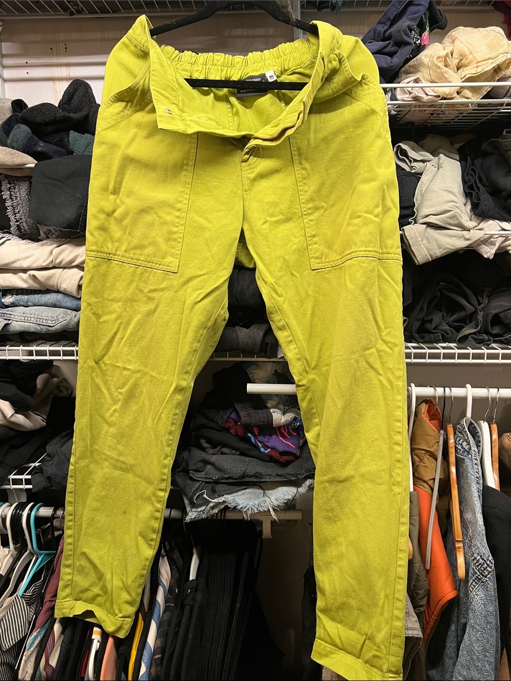 Big Bud Press Pencil Pants in Lime Green